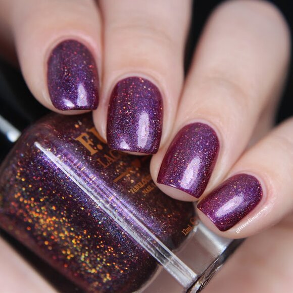 F.U.N Nail Laquer "Illusionl" 2015 NEW IN BOX Glitter Holo Polish Iridescent - Picture 1 of 9